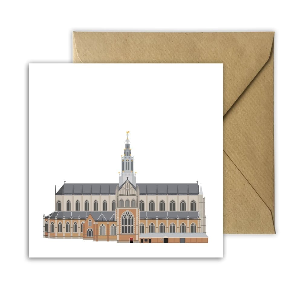 Wenskaart Bavokerk Haarlem - Buy Online